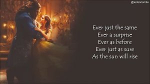 Ariana Grande & John Legend - Beauty and the Beast (lyrics)