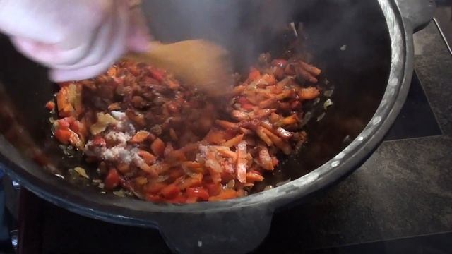 Готовим Бограч !Вкусный Венгерский Гуляш!Как приготовить Бограч! смотреть онлайн