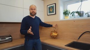 Обзор П-образной кухни в частном доме