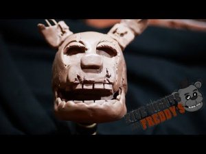 Как сделать подвижную КУКЛУ АНИМАТРОНИКА \ СПРИНГТРАП \ Леплю из пластилина