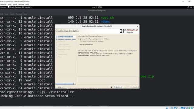 How to Install Oracle 21c on Linux 8 смотреть онлайн