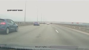 КАД от Кронштадта до Горской по дамбе