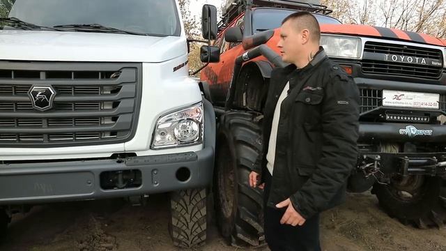 ГАЗ САДКО Next , ГАЗ 66 и вездеход Трактозавр. Новый тест вездеходов в реальных условиях. Начало.