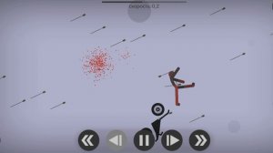 stickman dismounting