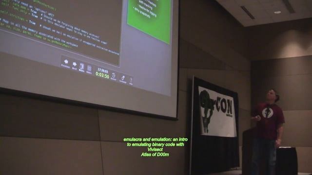 GrrCon 2018 Ada08 emulacra and emulation an intro to emulating binary code with Vivisect Atlas of D смотреть онлайн