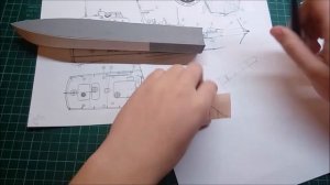 Корабль из картона "Гриф М" | часть 1 | Корпус