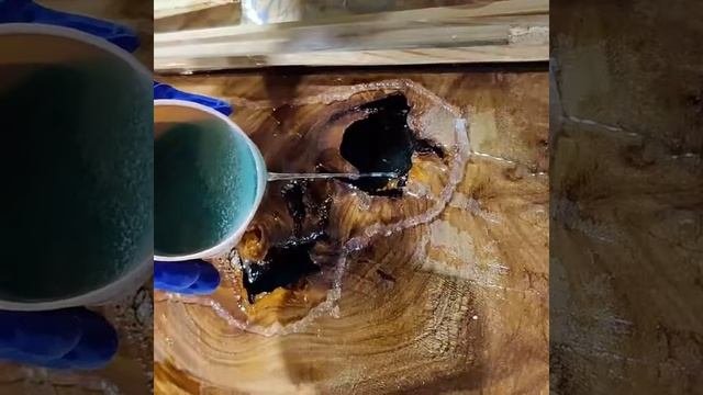 столешница из слэба и эпоксидной смолы (часть 3)