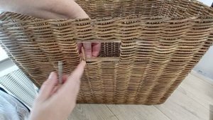 МК. Ручка-прорезь из бумажной лозы. #184