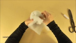 СНЕЖКИ ИЗ СИНТЕПОНА своими руками КАК СДЕЛАТЬ How to Make a Snowball TUTORIAL