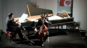 J. S. BACH: Sonata in D for harpsichord and viola da gamba BWV 1028 / musica cubicularis