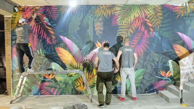 Монтаж сложной фрески, два этажа, более 60 кв смотреть онлайн