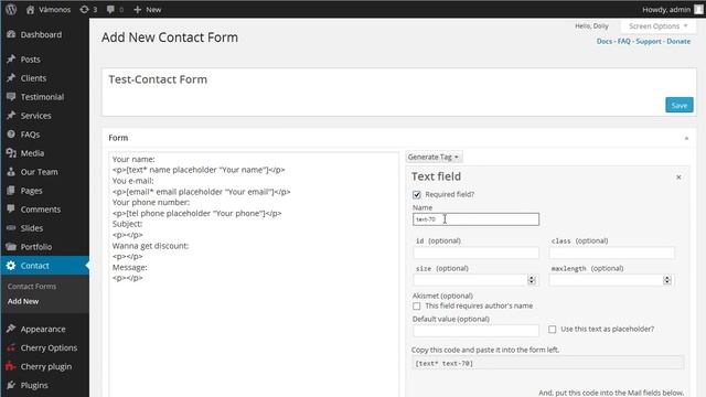 WordPress. How To Create Contact Form (Based On Contact Form 7) смотреть онлайн