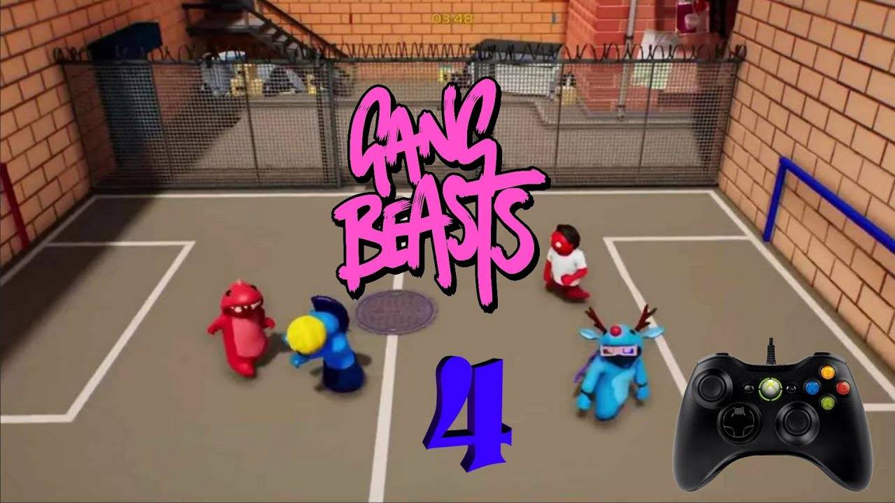 Gang Beasts _ #4 _ Белка, Monster и Перчик