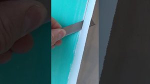 Обои. Подрезка обоев на Откосах.