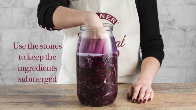 Набор для ферментации в банке 3л Kilner | Пошаговый рецепт классической квашеной капусты смотреть онлайн