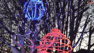 Новогодняя сказка на даче ❄ Световые фигуры