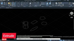 How to convert 2D to 3D in AutoCAD Tutorial