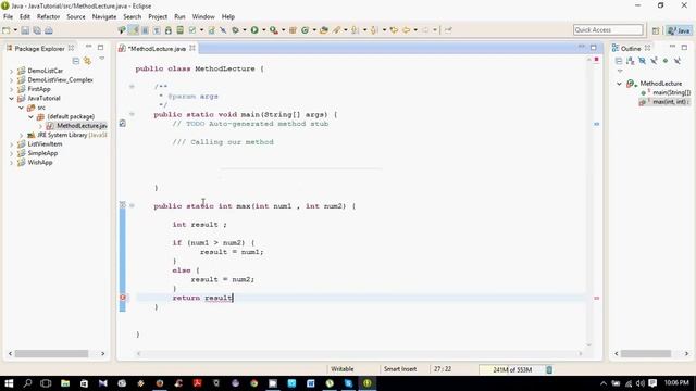 Java For Complete Beginners - method calling (Third Lecture) смотреть онлайн