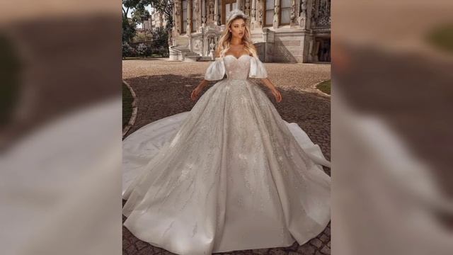 Самые красивые свадебные платья в королевском стиле❤️#34 смотреть онлайн