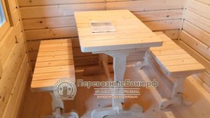 Маленькая баня из профилированного бруса под ключ