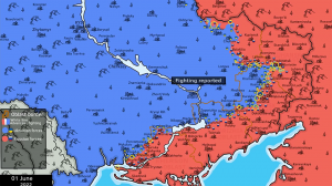 Продвижение войск РФ на Украине с 01.06 по 03.06