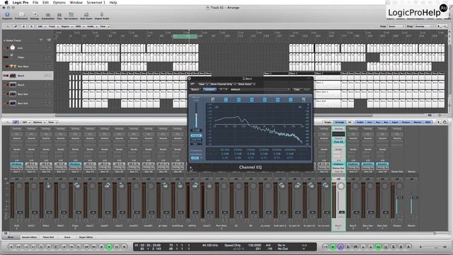 Logic Pro 9. Подготовка к микширования. Урок 8 [Logic Pro Help]