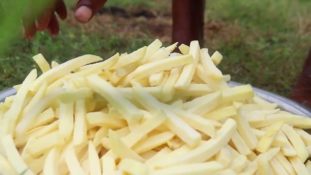 French Fries Recipe - Crispy French Fries Recipe Cooking by our grandpa for Orphan kids