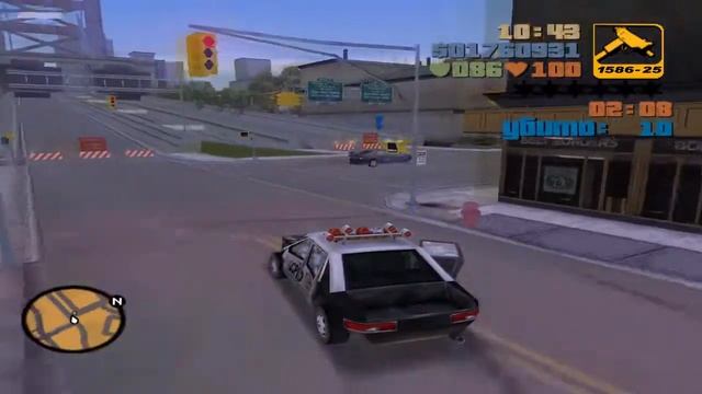 Gta 3 Прохождение в HD - Часть 17 - Миссии полицейского ( Vigilante) в Портленде смотреть онлайн