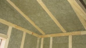 Правильный каркас. Укладка утеплителя.