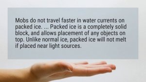 What is the difference between packed ice and ice in Minecraft?