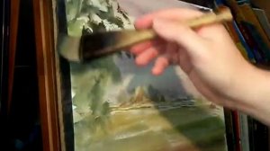 Watercolour Painting Tutorial - Fast and Loose Technique: Shuttington, Tamworth