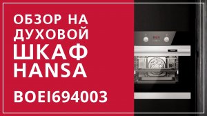 Обзор духового шкафа Hansa BOEI694003 Fusion