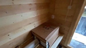 Подробный обзор бани "Квадро" 4,5 метра!