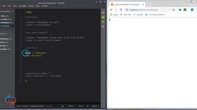 String functions in PHP