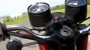 Разгон мотоцикла Ява 634