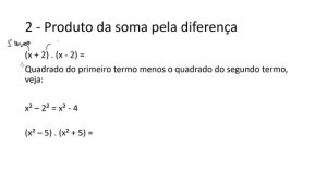 Produtos Notáveis em Hogwarts - Mó Paz - Produto de Stevin/Produto da soma pela diferença