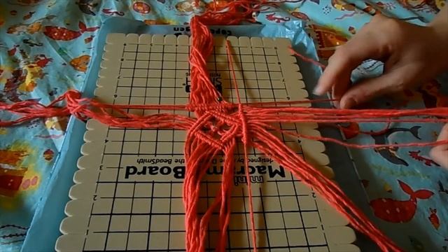 Плетение Салфетки-6// Macrame Tablecloth-6//