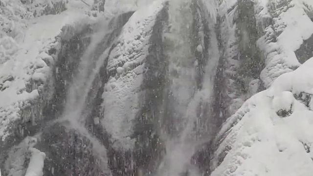 водопад Кейву. Сочи. Красная Поляна. 19.01.2021.