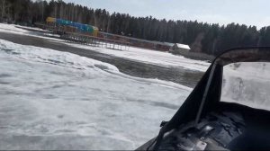 Вот это вездеход! На аэролодке ТОРНАДО зимой по торосам, полыням, первому и последнему льду.