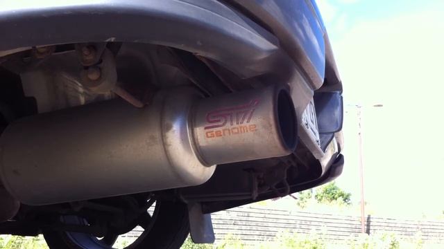 Subaru Impreza Sti Version 5 with Sti Genome Muffler