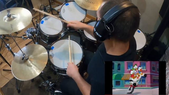 DuckTales - Opening Song Drum Cover! смотреть онлайн