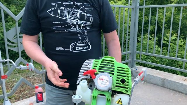 Как завести бензиновый триммер и как приготовить бензосмесь