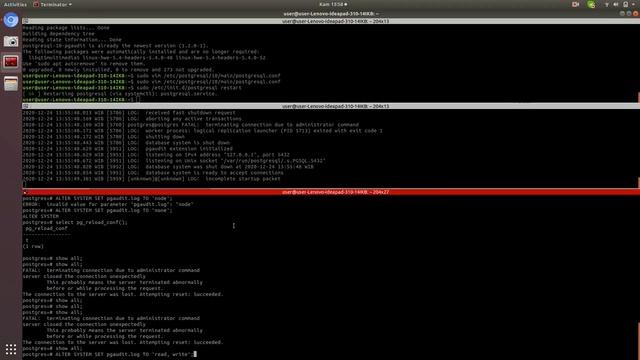 Postgresql,Tutorial PgAudit