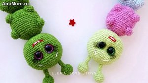 Амигуруми: схема Гусеница Буся | Игрушки вязаные крючком