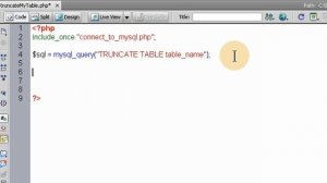 How to Empty or Truncate Your MySQL Database Table Tutorial