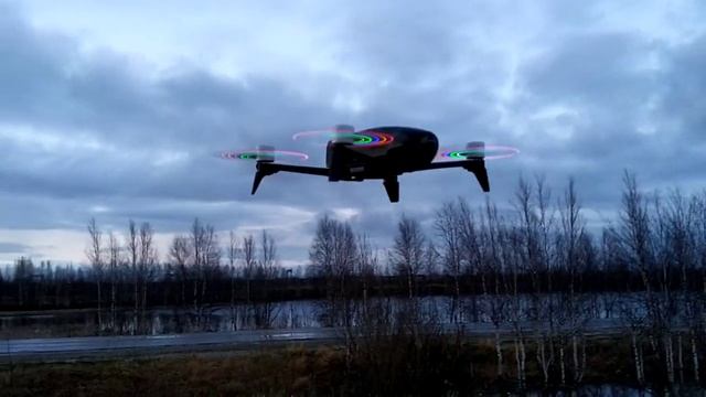 parrot bebop 2 power with led flash propellers.mp4