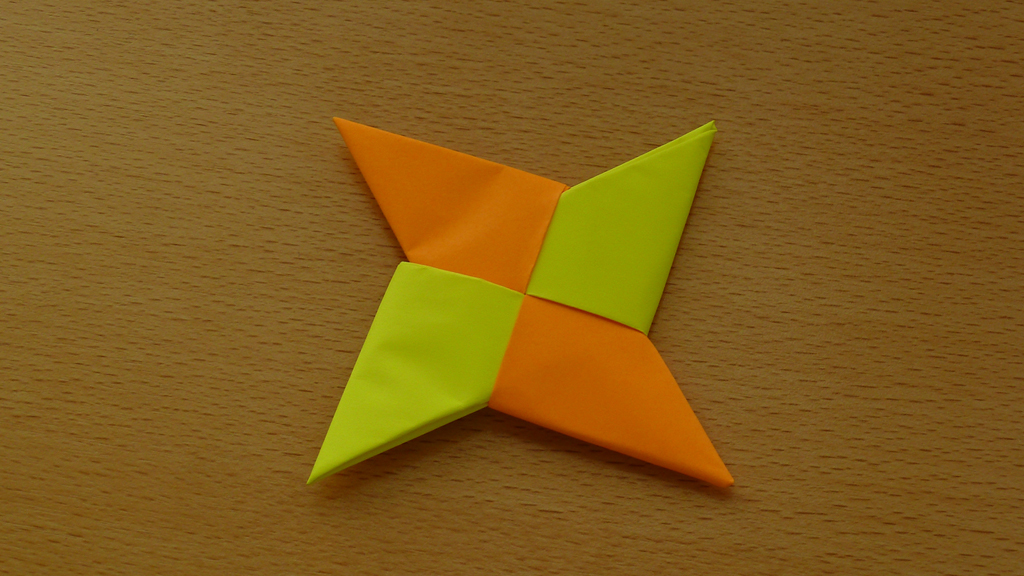 Как сделать оригами сюрикен | Оригами для детей