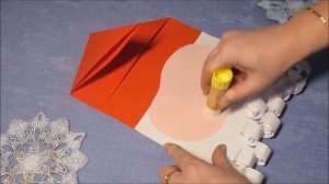 Новогодние Поделки Как сделать ДЕД МОРОЗА из бумаги на скорую руку, делаем сами быстрро и легко