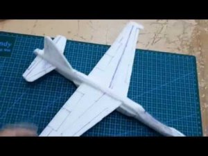 Первая модель самолёта из потолочки "Моя первая модель" Су-25