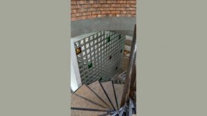 Санузел из стеклоблоков